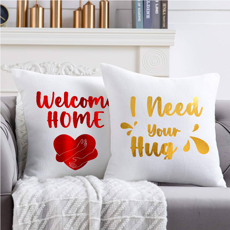 Customized Pillow Cover with Personalized Print