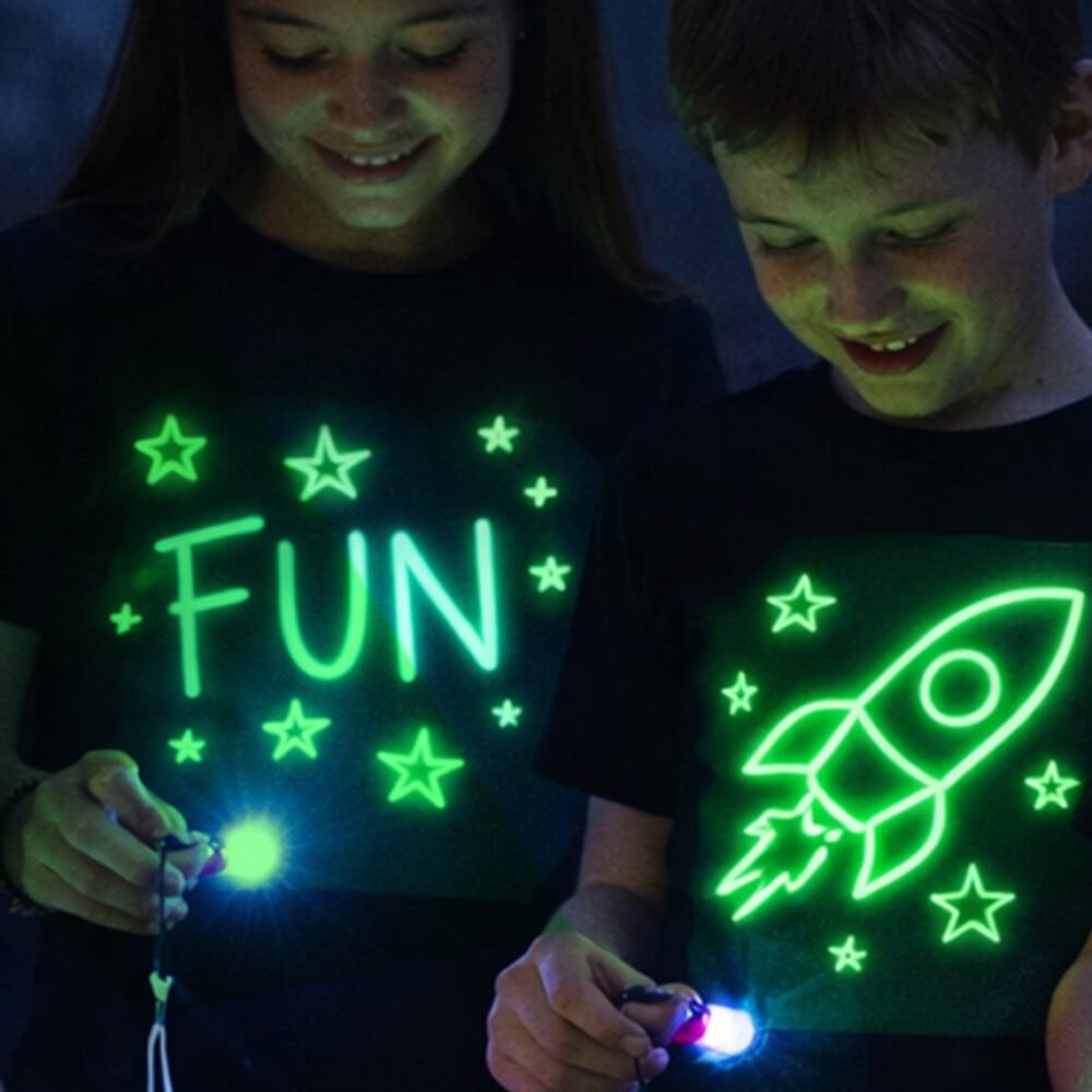 LumiWear Original Interactive Glow in the Dark T Shirt