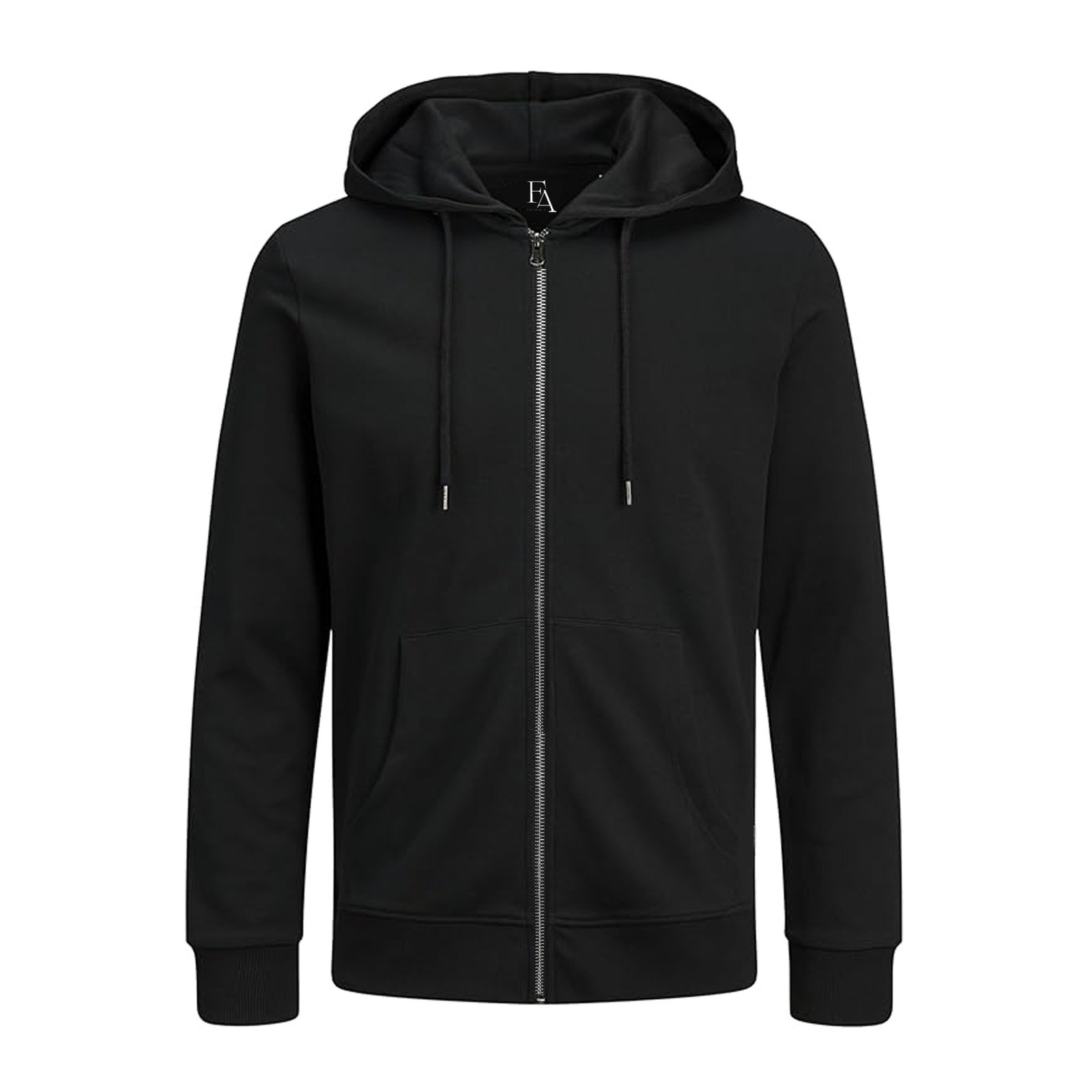 Shop premium unisex zip hoodie in UAE. Soft cotton fleece, full front zipper, comfortable fit for daily wear. Ideal for men and women. Fast UAE delivery.