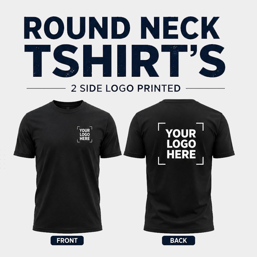 Customized Round Neck T Shirts UAE | Personalized Printed T Shirts